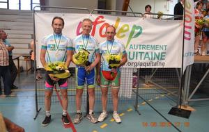 Trois Landais sur la plus haute marche du Podium, Troisième titre de Champion Régional d'Aquitaine pour le Saint-Paulois Jean-Louis MONCOUCUT