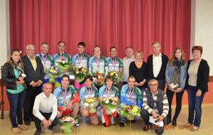Tous les Vainqueurs du Championnat Départemental 2014 à Carcarés.