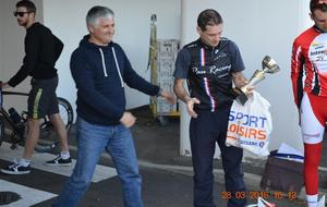 Thierry GOUANELLE (PAU) Meilleur Sprinter.