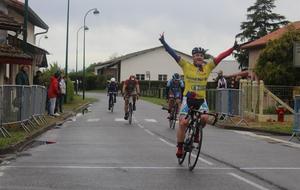 Victoire de Dublé Arnaud (Mérignac) en 2ème catégorie.