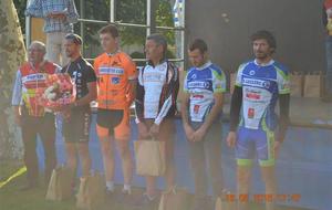 Podium des 3ème catégories.