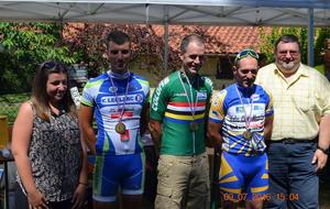 Cédric DUCAU Champion Départemental FFC, catégorie PC OPen.
2ème: J.Frédéric LARRUE.
3ème: Jérôme MICHELIN.