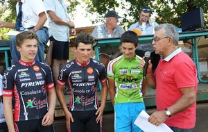 Thomas CORDEIROS MARQUES ( Serres Castet) Vainqueur du Challenge des Landes en cadet.