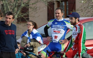 Sébastien LALANNE après l'arrivée.