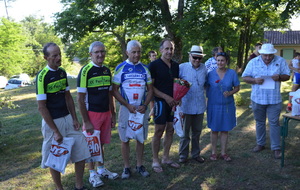 Podium D4.
Eric BEDOUILLAT 2ème.
Raymond CAYUEAL 5ème.