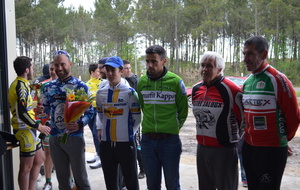 Podium troisième catégorie.