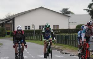 Sébastien LALANNE termine 5ème en 1ère Catégorie à BEGAAR, le samedi 16 Avril 2016. Course UFOLEP organisée par le club de TARTAS.