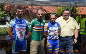 Jérôme MICHELIN se classe 3ème à Pouydesseaux. Championnat Départemental des Landes le samedi 9 Juillet 2016. Course FFC, catégorie PC Open