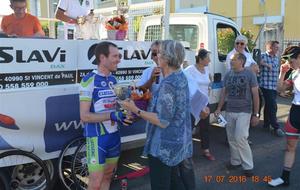 Lionel SUHUBIETTE vainqueur du traditionnel prix des fêtes de Saint Paul Lés dax le Dimanche 17 Juillet 2016