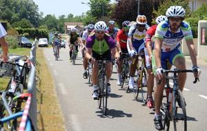 Noel DANDI termine 5ème à NOGARO le mercredi 20 Juillet 2016. Course UFOLEP organisée par le club de Eauze Olympique cycliste. 