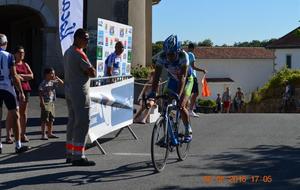 Alexandre COTINO se classe 3ème à Saint Laurant de Gosse,. Course FFC PC Open, Prix des Fêtes organisé par le club de Saint Martin de Seignanx.