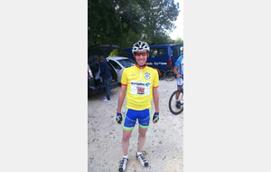 Lionel SUHUBIETTE vainqueur de la première étape du Tour du canton de Montlieu Lagarde (17) le Dimanche 02 Octobre 2016