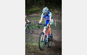 Martin CAZEMAJOR prend une belle troisième place au cyclocross de NARCASTET (64) le 04 Décembre 2016