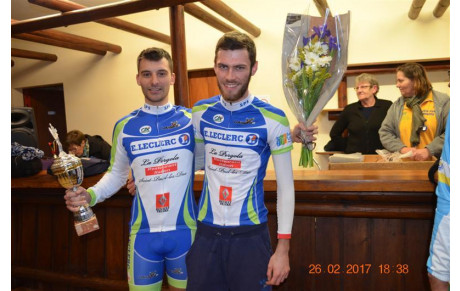 PODIUMS POUR LES CYCLISTES du SAINT PAUL SPORTS à UCHACQ et PARENTIS le Dimanche 26 Février 2017.