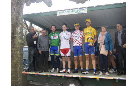 Lionel SUHUBIETTE Meilleur Sprinter au Tour du Pays D'Orthe et Arrigans, le 15 et 16 Avril 2017.