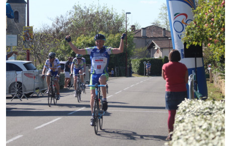 Le Frêche, Jean-Louis MONCOUCUT vainqueur en 3ème catégorie, course FFC, PC et PC OPEN, support Championnat des Landes.