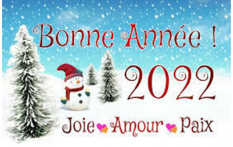 BONNE ANNEE 2022.